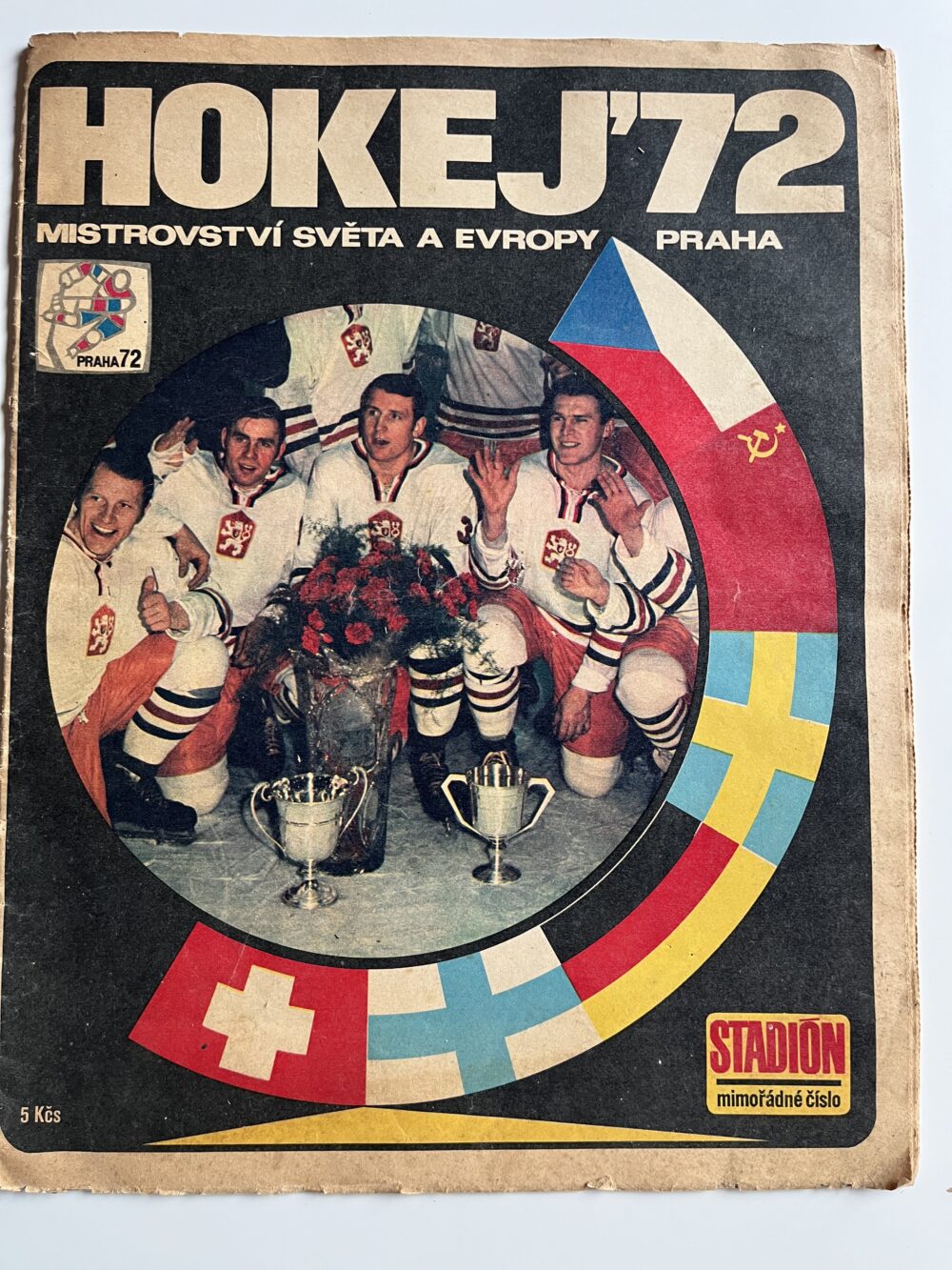 Časopis STADIÓN - HOKEJ 72, mimořádné číslo