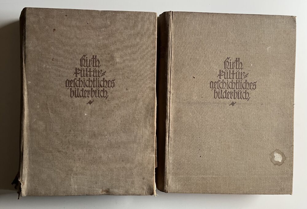 Kulturně - historie / uměni, ilustrace autor Georg Hirth 1923 / 1925