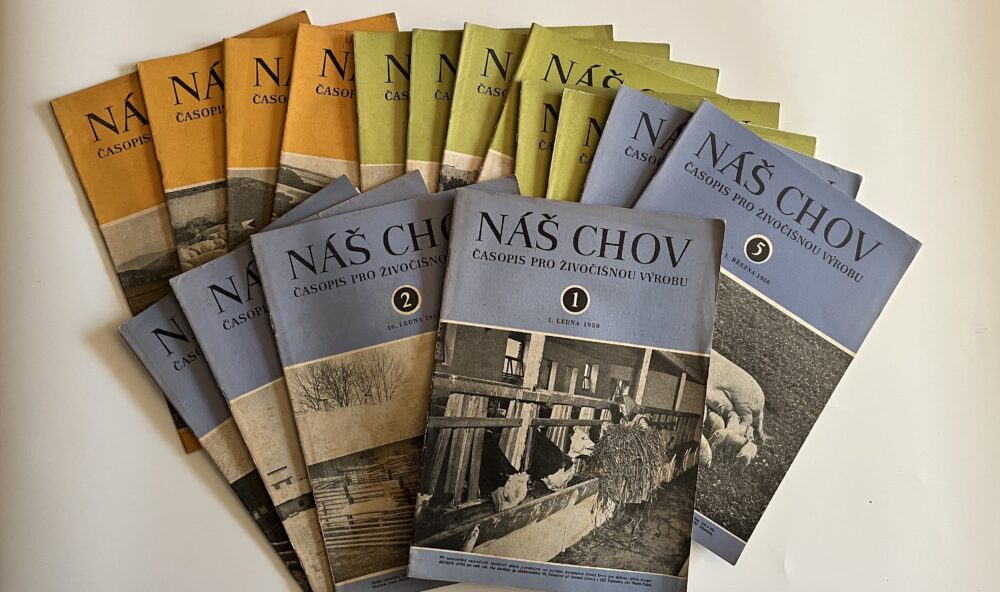 Časopis - Náš chov, zemědělství 16 čísel, r.1958