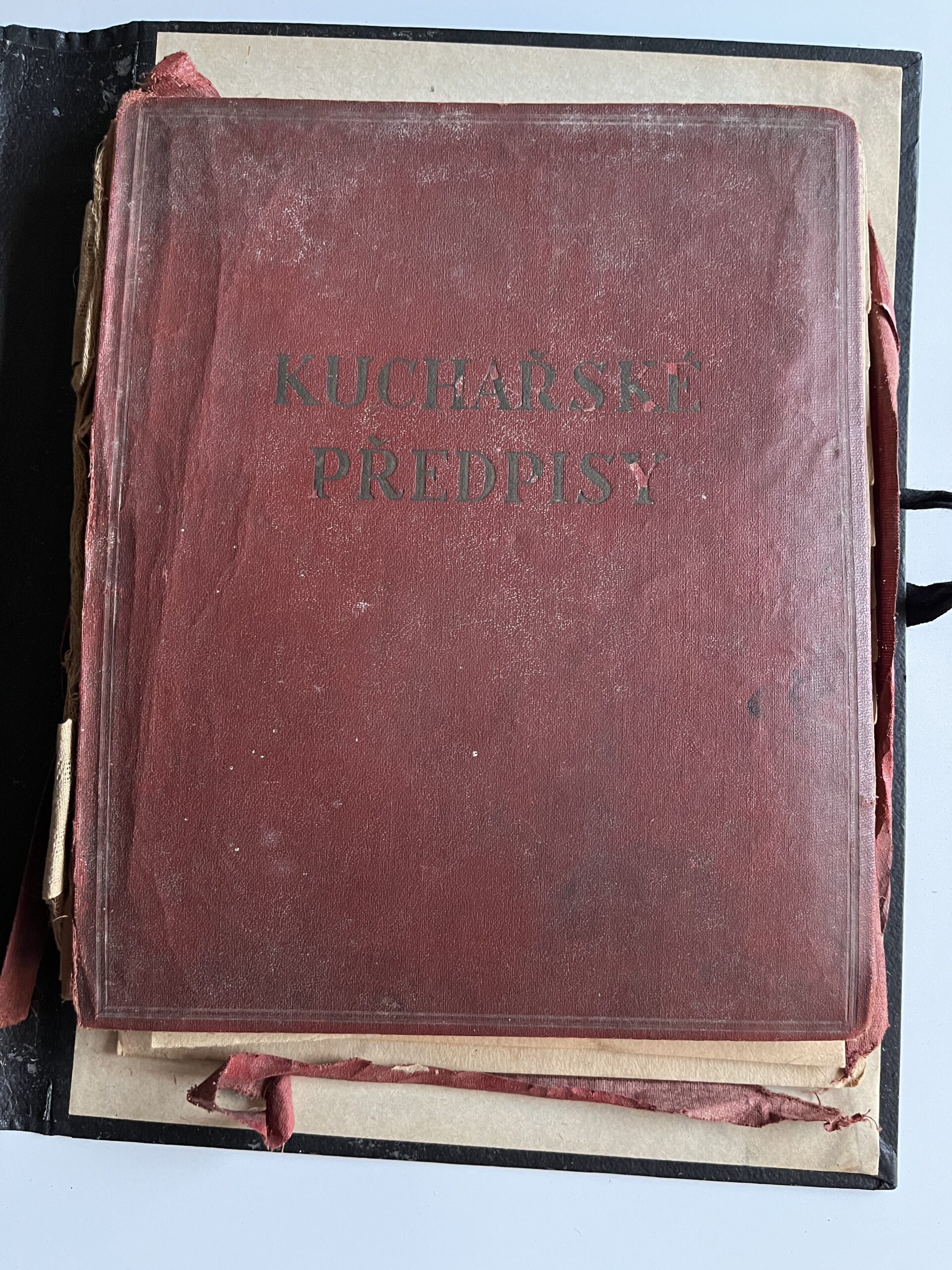 Sešit s tvrdými deskami - Kuchařské předpisy, 2.pol.20.st. - Obrázek 2