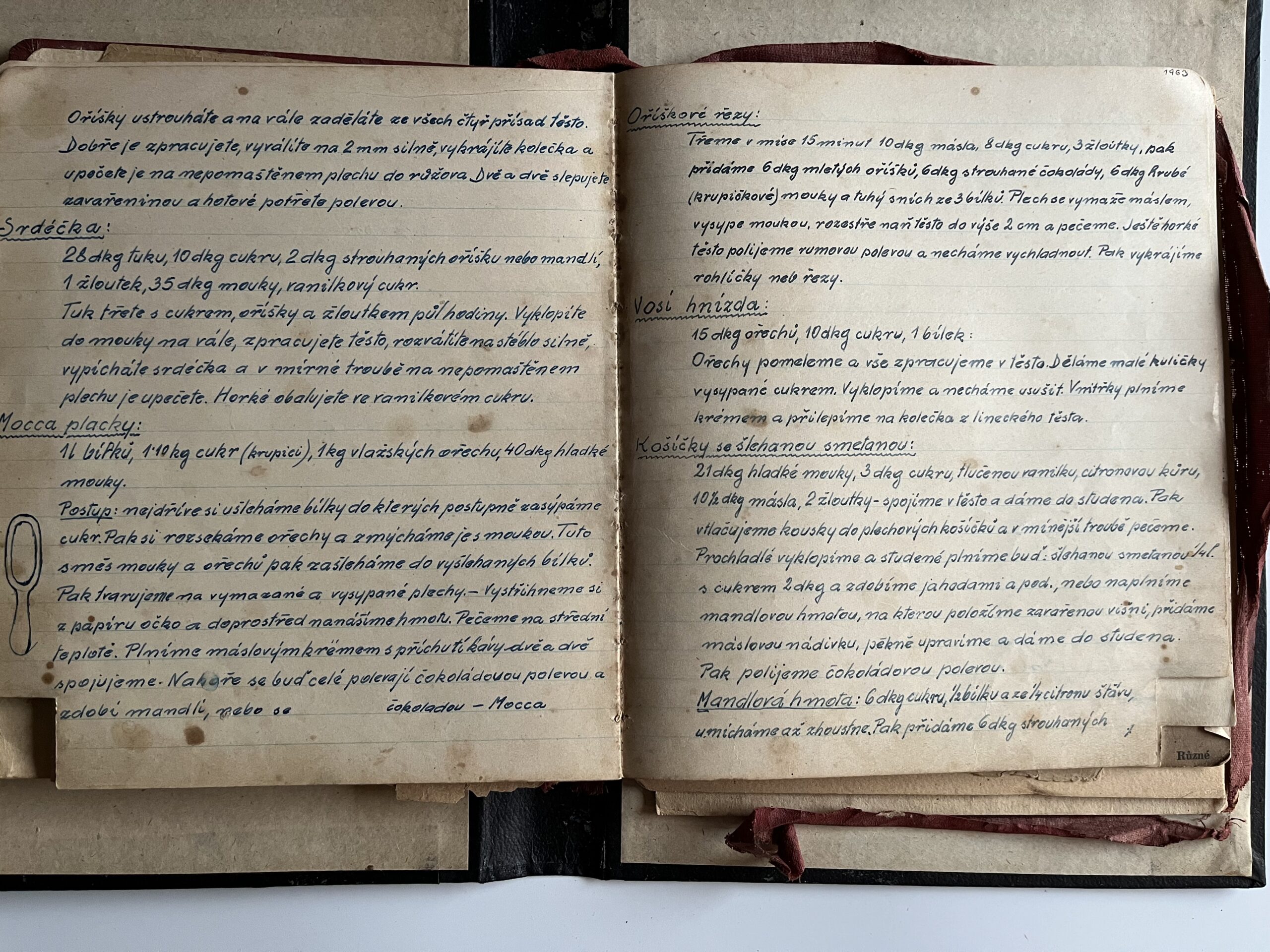 Sešit s tvrdými deskami - Kuchařské předpisy, 2.pol.20.st. - Obrázek 6