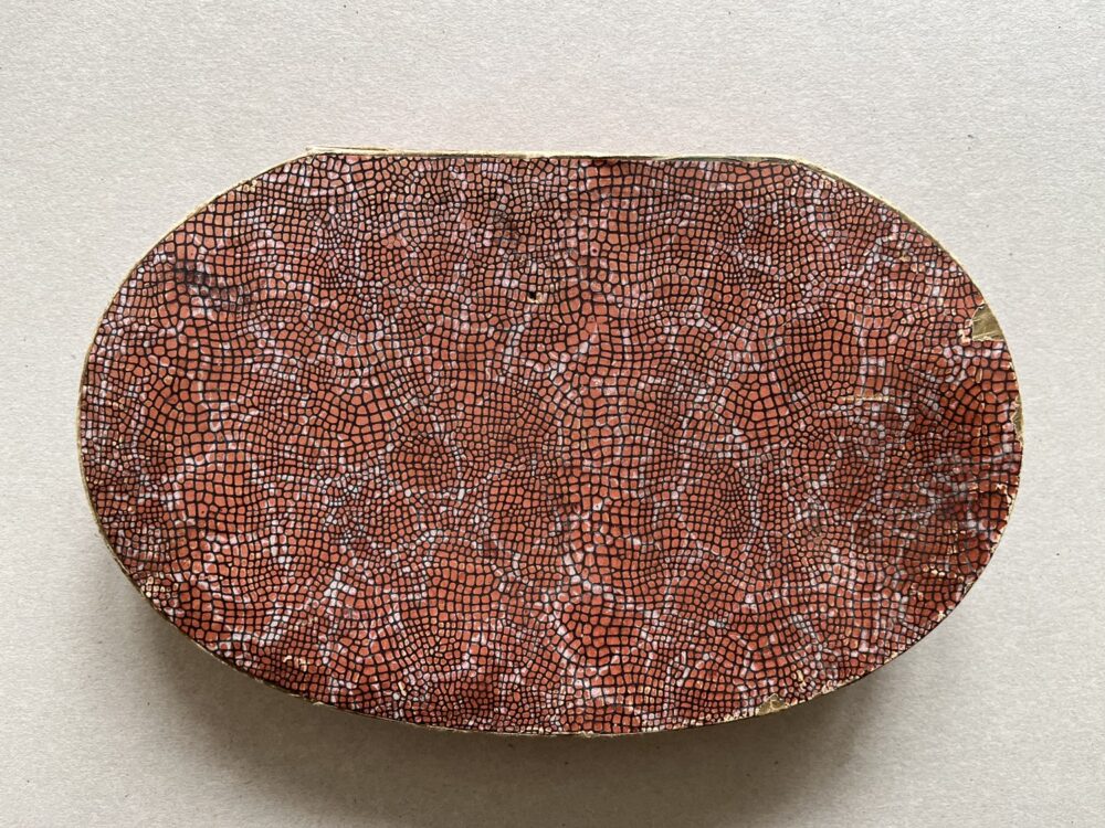 Krabička od kosmetiky ELIDA, oválná 1.pol.20.stol.