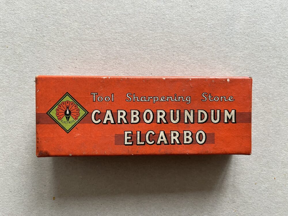 Kámen na ostření nástrojů Carborundum Elcarbo, 1.pol.20.stol.