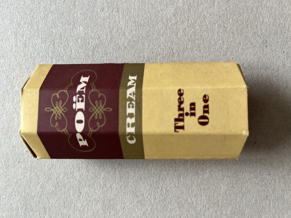 Krabička od krému POËM, 1.pol.20.stol.