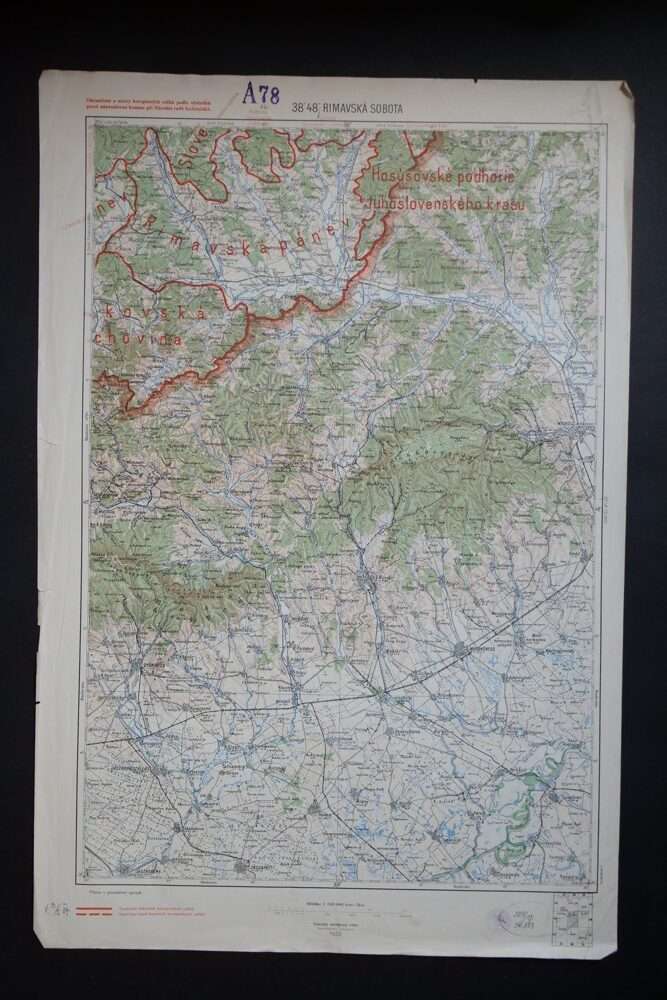 Vojenská mapa - Rimavská Sobota, 1922