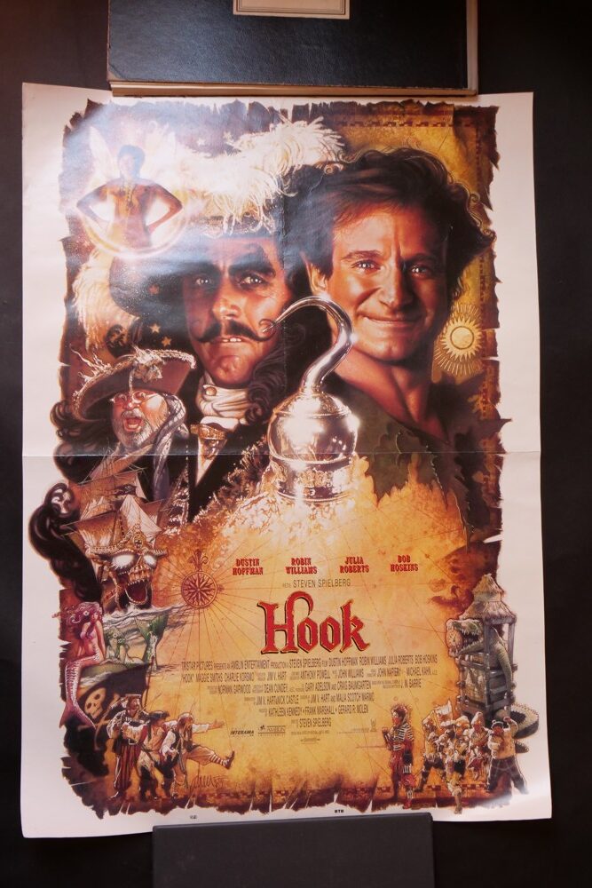 Plakát k filmu HOOK, režie Spielberg D.Hoffman, J.Roberts...