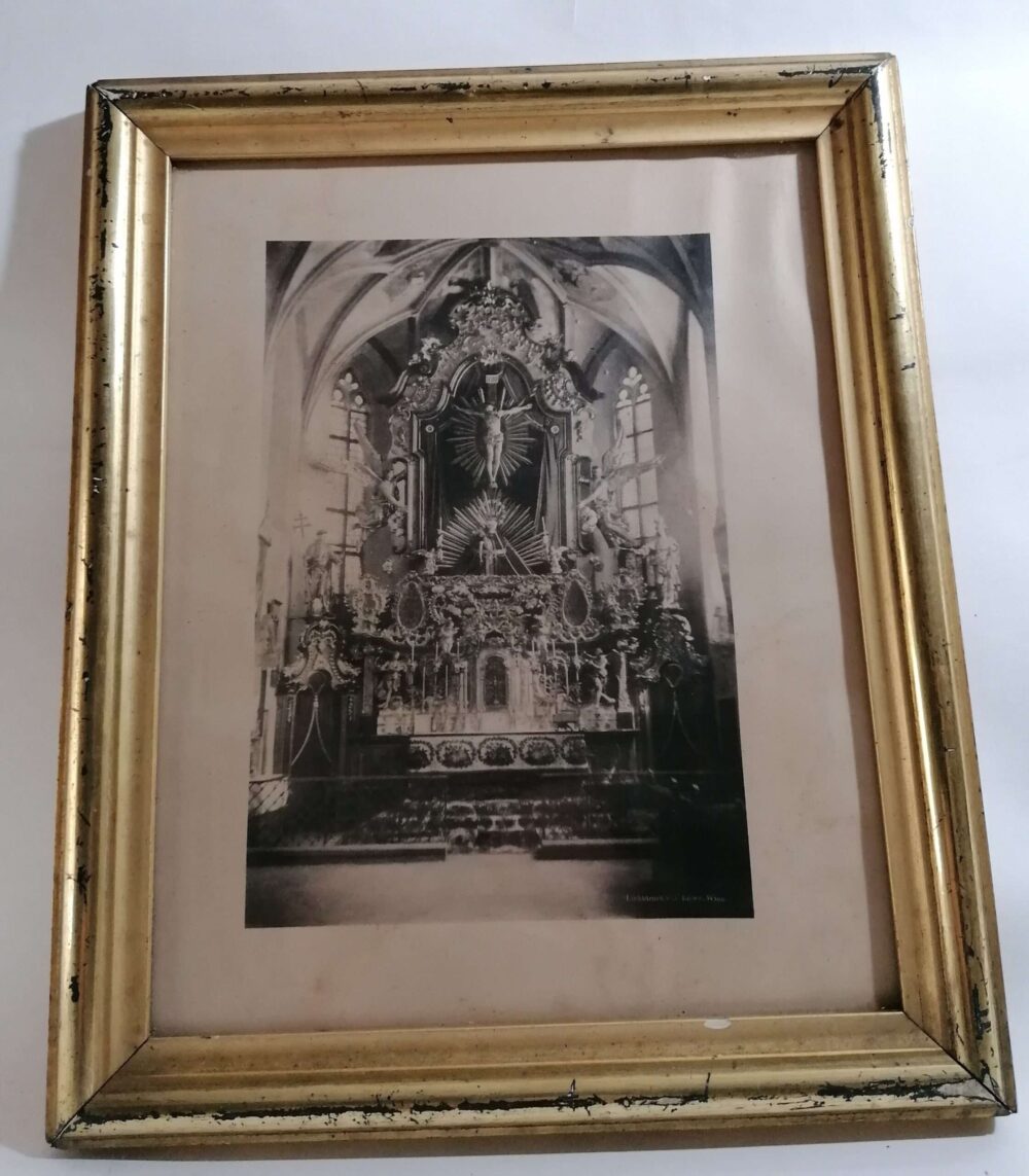 Fotografie - Oltář v kostele, A. Krautsack Vídeň, 1.pol.20.stol.