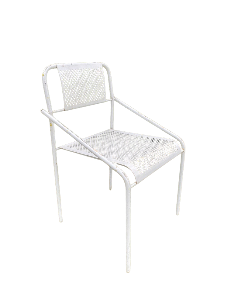 Kovová židle, 2.pol.20.stol. kolekce STEEL design m.Slovák