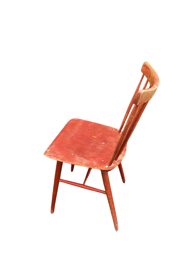 Dřevěná židle, 2.pol.20.stol.