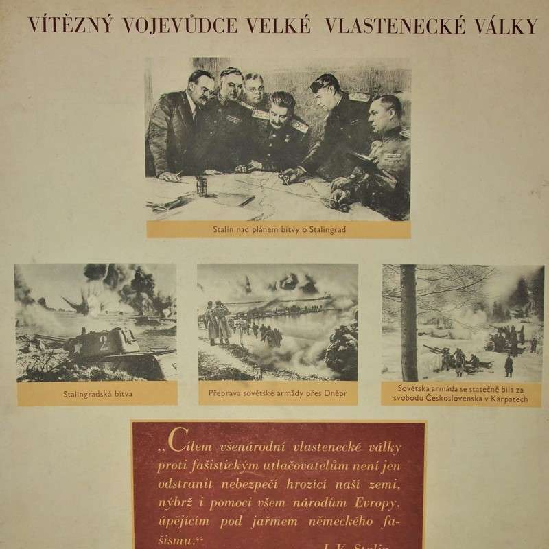 Naučná nástěnná cedule - Stalin jako vítěz války - Obrázek 2