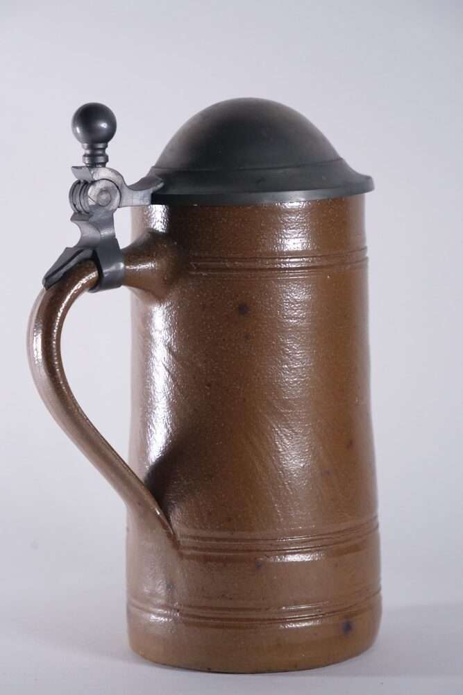 Starožitný tuplák na pivo, značený, korbel