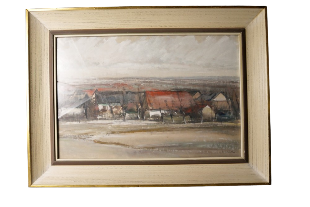 Obraz - Krajina, olejomalba, Josef Vondráček